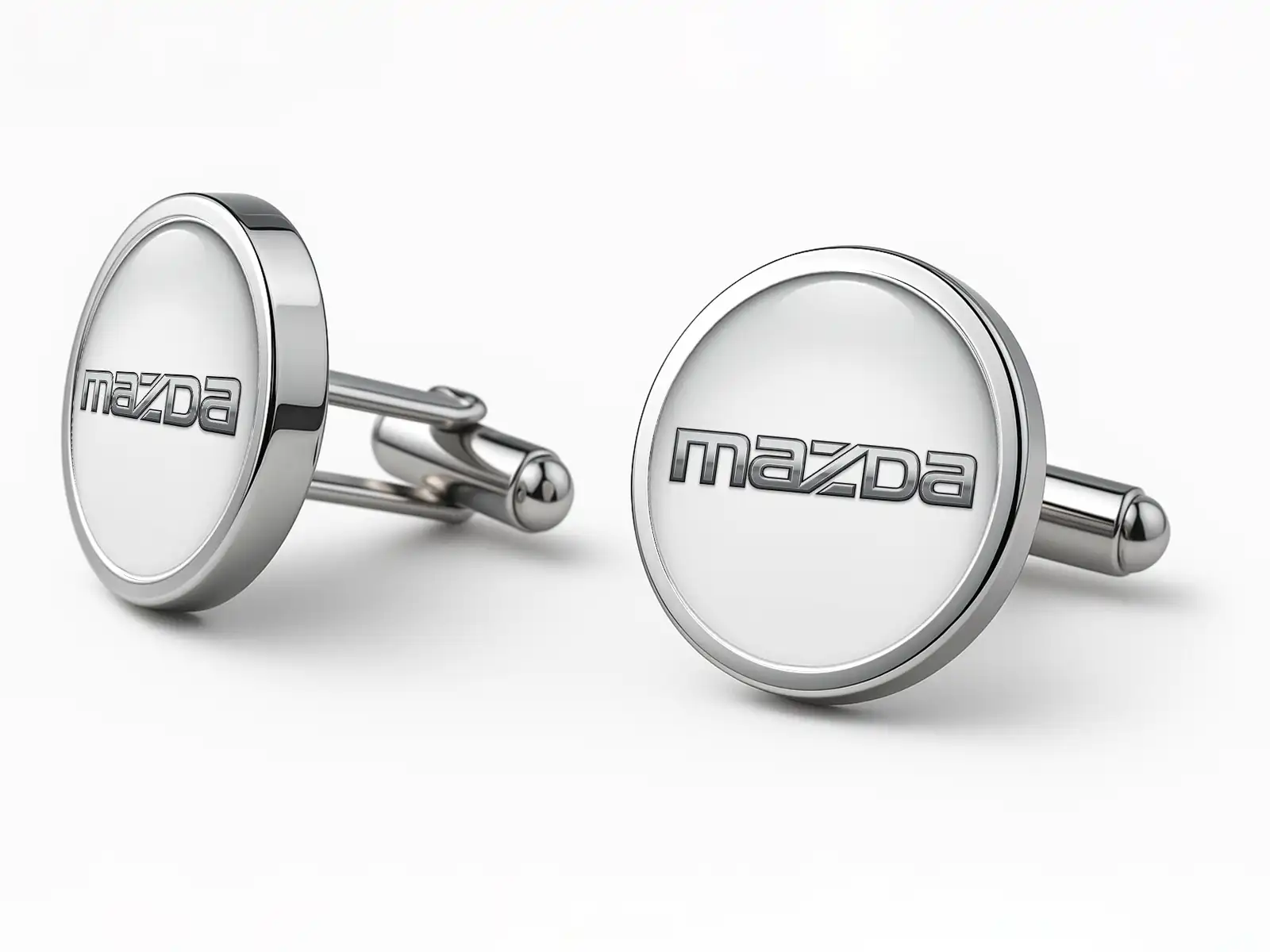 Mazda Boutons de Manchette Formels Racing Style Solide Limité